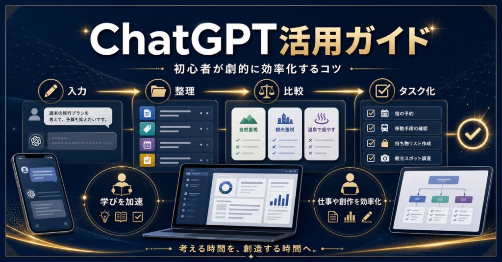 ChatGPT活用ガイドのアイキャッチ