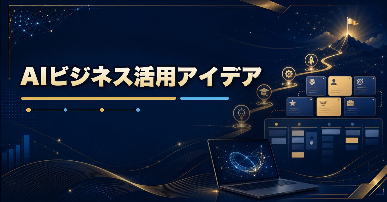 AIビジネス活用アイデアのアイキャッチ