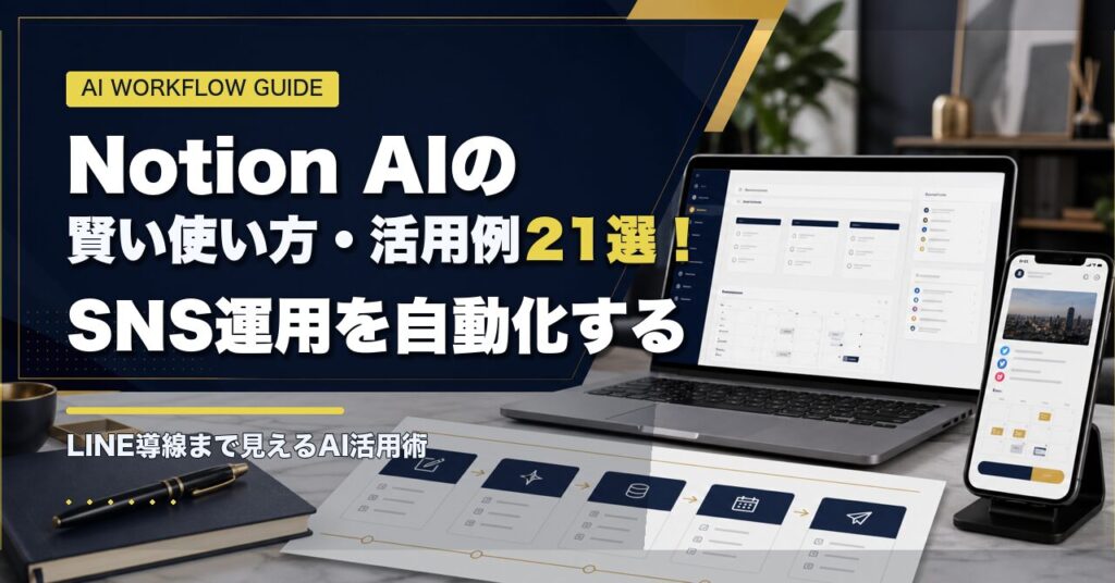 Notion AIの賢い使い方・活用例21選！SNS運用を自動化する裏技も解説