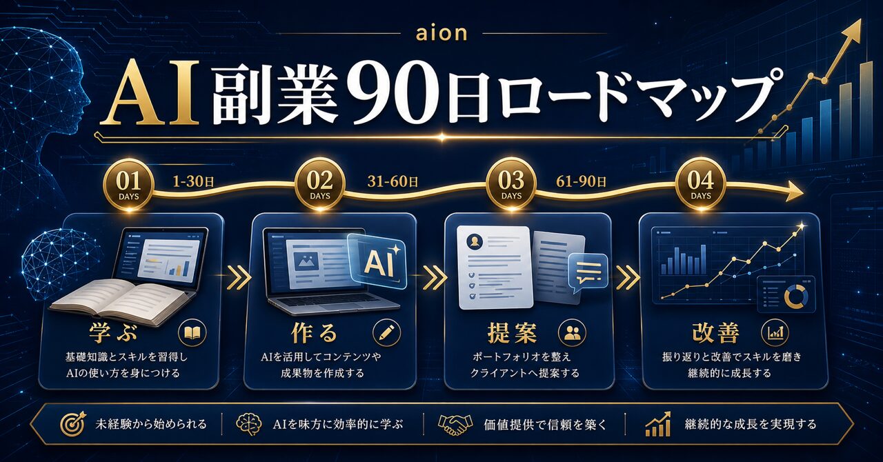 【2026年最新】未経験から月5万円を目指すAI副業の始め方｜おすすめ案件15選と必須ツールを徹底解説のアイキャッチ