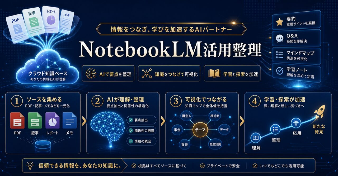 NotebookLMがGoogle AIに進化｜クラウドコンピュータとソース探索を徹底解説【2026最新】のアイキャッチ