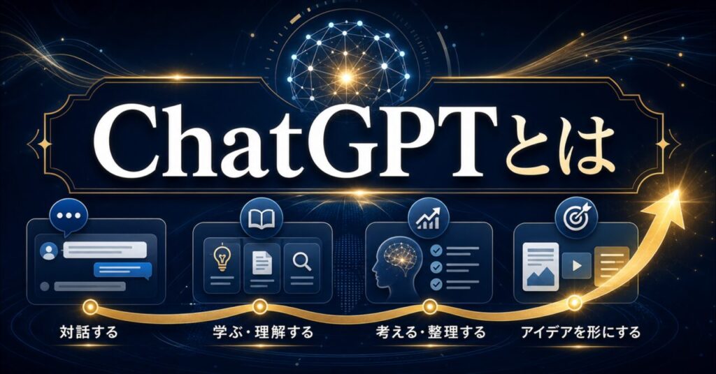 【2026年最新】ChatGPTとは？機能の変化とChatGPT default化の全貌を徹底解説のアイキャッチ