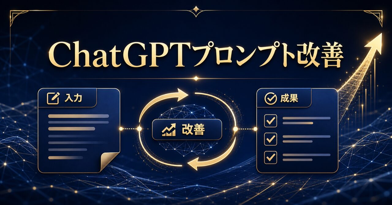 【2026年最新】ChatGPTプロンプト上達の全方法｜初心者でも月10万稼ぐAI活用術のアイキャッチ
