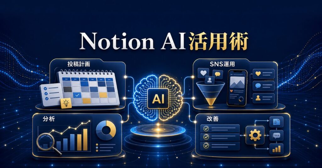 Notion AIの賢い使い方・活用例21選！SNS運用を自動化する裏技も解説のアイキャッチ