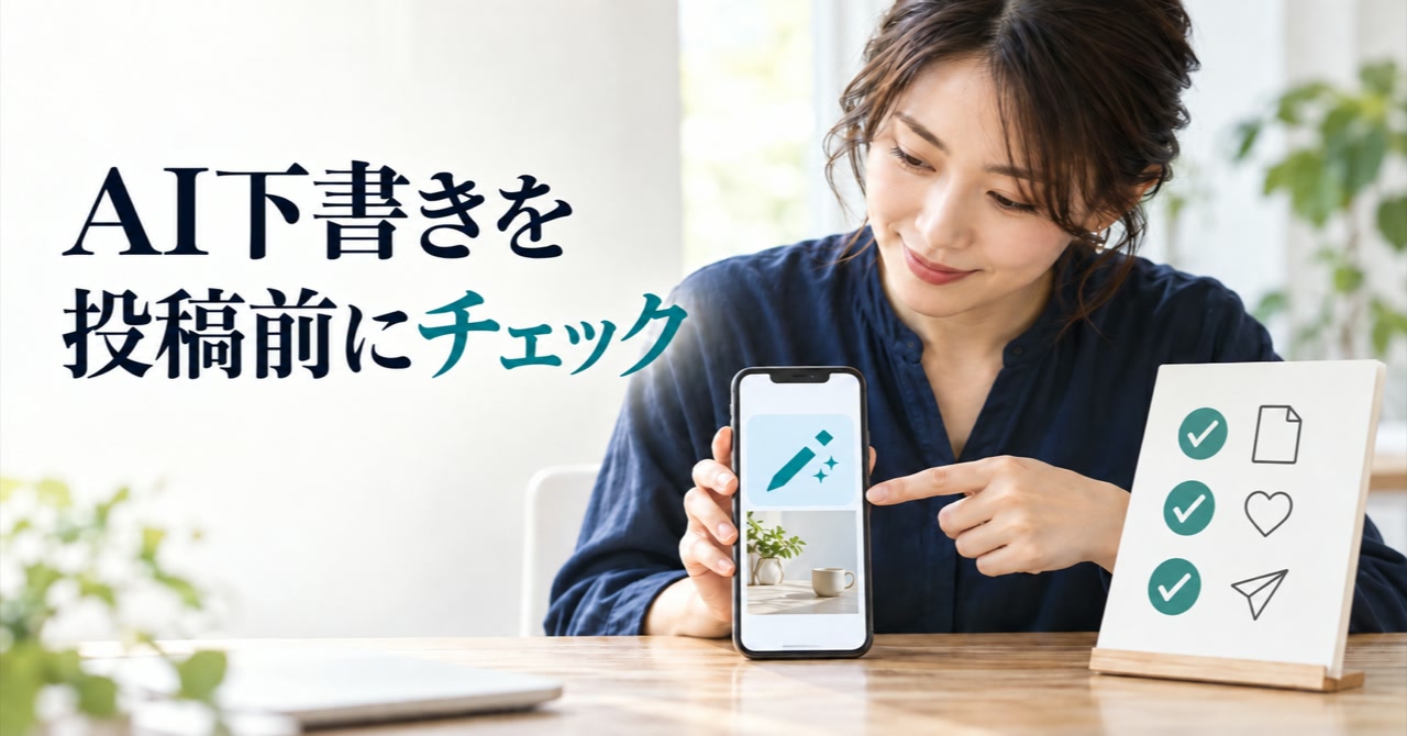 InstagramキャプションをAIで作成｜投稿前に確認すべきチェック手順